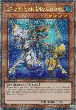 Yugioh! Atlantean Dragoons - RA03-EN006 - Quarter Century Secret Rare - 1st Edit - Image 1