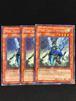 YUGIOH MIST VALLEY SOLDIER HA01-EN006 SECRET X3 - Image 1
