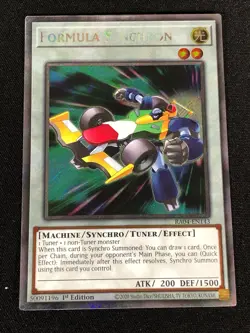 Yugioh Formula Synchron RA04-EN143 1st Platinum Secret (NM) - Image 1