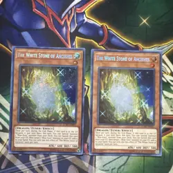 Yugioh! The White Stone of Ancients LCKC-EN011 x2 Secret Rare Unlimited NM - Image 1