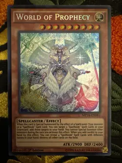 World of Prophecy 1st Edition Secret Rare MP14-EN081 Yu-Gi-Oh! - Image 1
