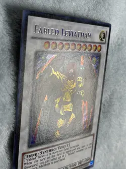 Yu-Gi-Oh! Fabled Leviathan HA03-EN026 Unlimited Secret Rare LP NAME BLEED BAck - Image 4