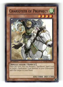 Charioteer of Prophecy REDU-EN019 Return of the Duelist Yu-Gi-Oh 1st Edition NM - Image 1