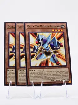 3x Delta The Magnet Warrior MZMU-EN085 (Rare) 1st Ed - NM- Yu-Gi-Oh - Image 2