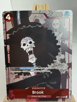 One Piece TCG Brook OP01-022 25th Anniversary Alternative Card - Image 1