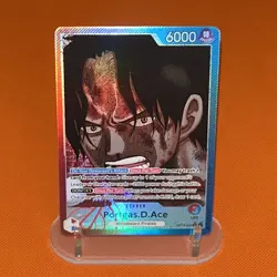 Portgas D Ace OP13-002 Alt Art Leader Carrying On His Will One Piece TCG AA - Image 1