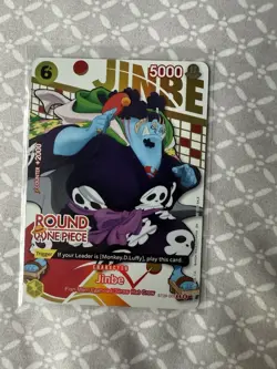 Jinbe ROUND1 Promo ONE PIECE Card (English) - Image 1