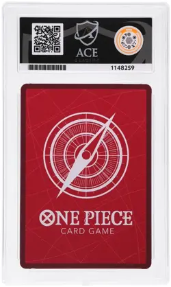 2025 ONE PIECE MONKEY D. LUFFY LEADER PURPLE BLACK OP09-061 ACE 10 S PT - Image 2