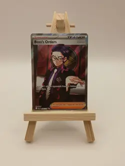 Pokemon TCG Boss's Orders 256/217 Ascended Heroes Full Art Trainer Holo NM - Image 1