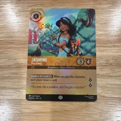 Disney Lorcana Jasmine - Vine Expert 208/207-Attack the Vine- Epic Foil - Image 1