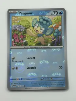 Panpour 017/086 Master Ball Reverse Holo Black Bolt Pokemon TCG NM Card - Image 1
