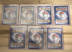 Pokemon TCG 7-Card Holo Lot: Lunala GX, M Sharpedo EX, Fossil Porygon - Image 2