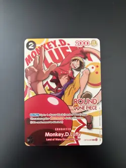 Monkey D. Luffy - One Piece x Round 1 Promo Card - OP16-095 - ENGLISH - NM/MT - Image 1