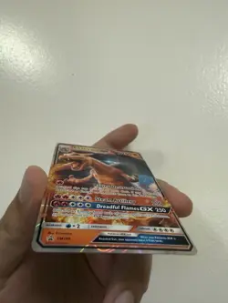 Pokemon TCG Charizard GX Holo Ultra Rare Card SM195 Black Star Promo LP - Image 2