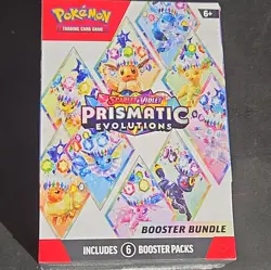 Pokemon TCG Prismatic Evolutions Booster Bundle 6 Packs 10 Cards Each English - Image 1