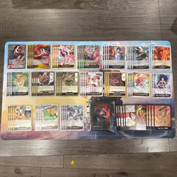 One Piece Tcg OP14 Black Crocodile Complete 50 Card Deck With Extras Competitive - Image 1
