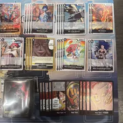 One Piece Tcg OP14 Black Crocodile Complete 50 Card Deck With Extras Competitive - Image 4