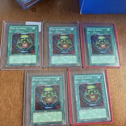 Pot of Greed Yu-Gi-Oh! TCG 5-Card 1st Edition Lot SD1 SD2 SD3 SD4 SYE - Image 1