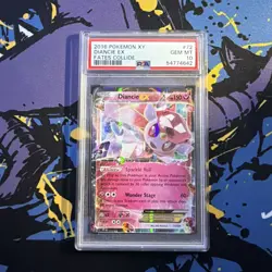 2016 Pokemon XY Fates Collide # 72 Diancie EX Holo PSA 10 Card GEM MINT! - Image 1
