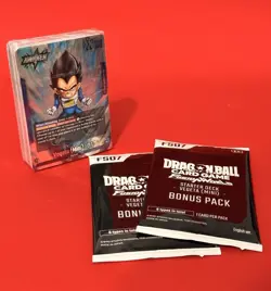 Bandai Dragon Ball Super Fusion World FS07 Vegeta (Mini) 2 packs x 51 card deck - Image 1