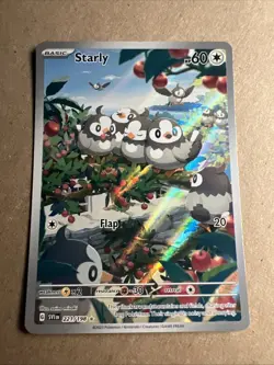 Pokemon TCG Starly Card 221/198 SV01 Scarlet & Violet Base Set - Image 1