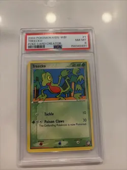 2004 POKEMON KIDS' WB! POKE CARD CREATOR #1 TREECKO PSA 8 - Image 1