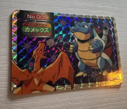 Pokemon Card Blastoise vs Charizard Topsun VS Prism Holo No.009 1997 [US SELLER] - Image 2