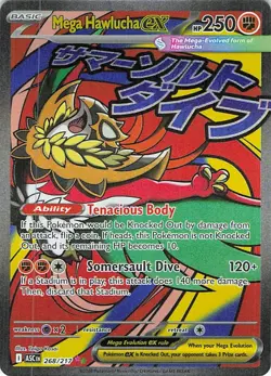 Mega Hawlucha ex 268/217 Mega Attack Rare Ascended Heroes Pokemon Holo Near Mint - Image 1