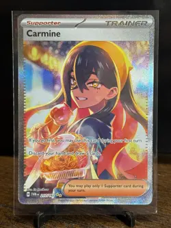 Pokemon Carmine 217/167 Holo SV06: Twilight Masquerade Special Illustration Rare - Image 1