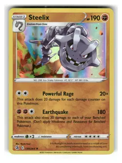 Steelix 139/264 Holo Rare Fusion Strike Pokemon Holo Near Mint - Image 1
