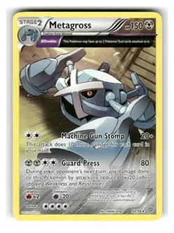 Metagross 50/98 Rare Ancient Origins Pokemon Lightly Played - Image 1