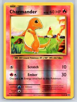 Charmander 9/108 Common Evolutions Pokemon Reverse Holo Near Mint - Image 1