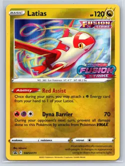 Latias (Prerelease) SWSH171 Holo Promo Sword & Shield Promo Pokemon Near Mint - Image 1