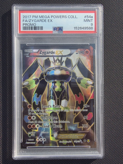 Pokemon 2017 Zygarde EX 054A/124 PSA 9 Promo Full Art Holo Alternate Art - Image 1