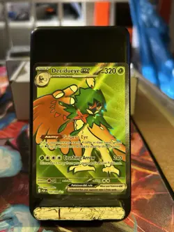 Decidueye EX 100/088 Stage 2 Holo English 320 HP Ultra Rare Pokemon TCG - Image 1