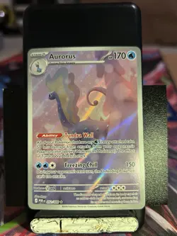 Pokemon TCG Aurorus 092/088 Pokemon GO Holo Rare Eng 2022 Stage 2 170HP - Image 1