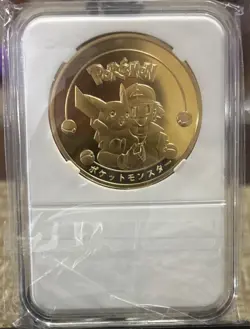 Pokemon Primal Kyogre Gold Embossed Commemorative Coin - Image 2