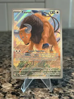 Pokemon Chaos Rising Tauros 096/086 Illustration Rare IR Full Art NM/M Holo - Image 2