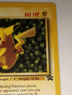 Pokemon Card Pikachu Basic 60HP Black Star Promo Ivy Pikachu 1999 - Image 4