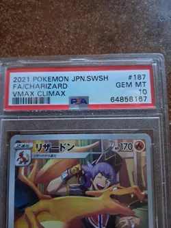 PSA 10 Pokemon JPN.SWSH 2021 Charizard VMAX Climax 187/184 - Image 2