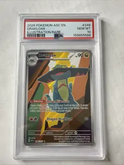 Pokemon PSA 10 GEM MT Drakloak Asc En Ascended Heroes 248 - Image 1