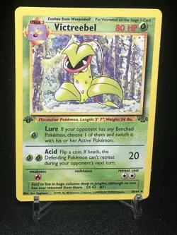 Pokemon TCG Victreebel 1st Edition Jungle Set Non Holo 30/64 Vintage WOTC - Image 1