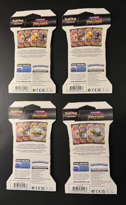Pokemon TCG - Vivid Voltage Sleeved Booster Pack Art Bundle (Set Of 4) Sealed - Image 2