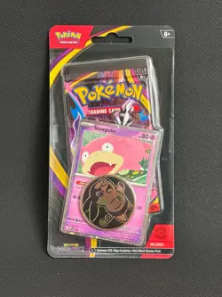 Pokemon TCG Pitch Black Single Pack Blister (Slowpoke Cosmos Holo Promo + Coin) - Image 1