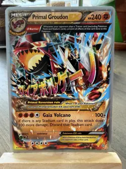 Pokemon - XY Primal Clash - Primal Groudon EX 86/160 - Image 1