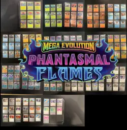 Pokemon Phantasmal Flames - 100% Complete NM Master Base Set - all C/U/R/Rev/EX - Image 1