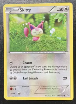 Skitty 113/160 Pokemon Primal Clash Common TCG LP - Image 1