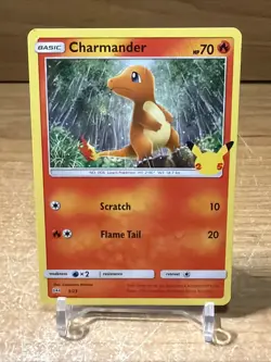 Charmander - 9/25 - Pokemon 25th Anniversary Non-Holo Promo Pokemon NM - Image 1