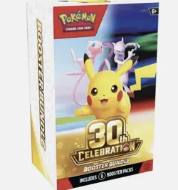 PRESALE Pokemon TCG 30th Anniversary Booster Bundle - Confirmed Preorder - Image 1