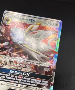 Pokemon TCG: Solgaleo GX SM16 - Black Star Promo - *MP w/Creases* - Image 3